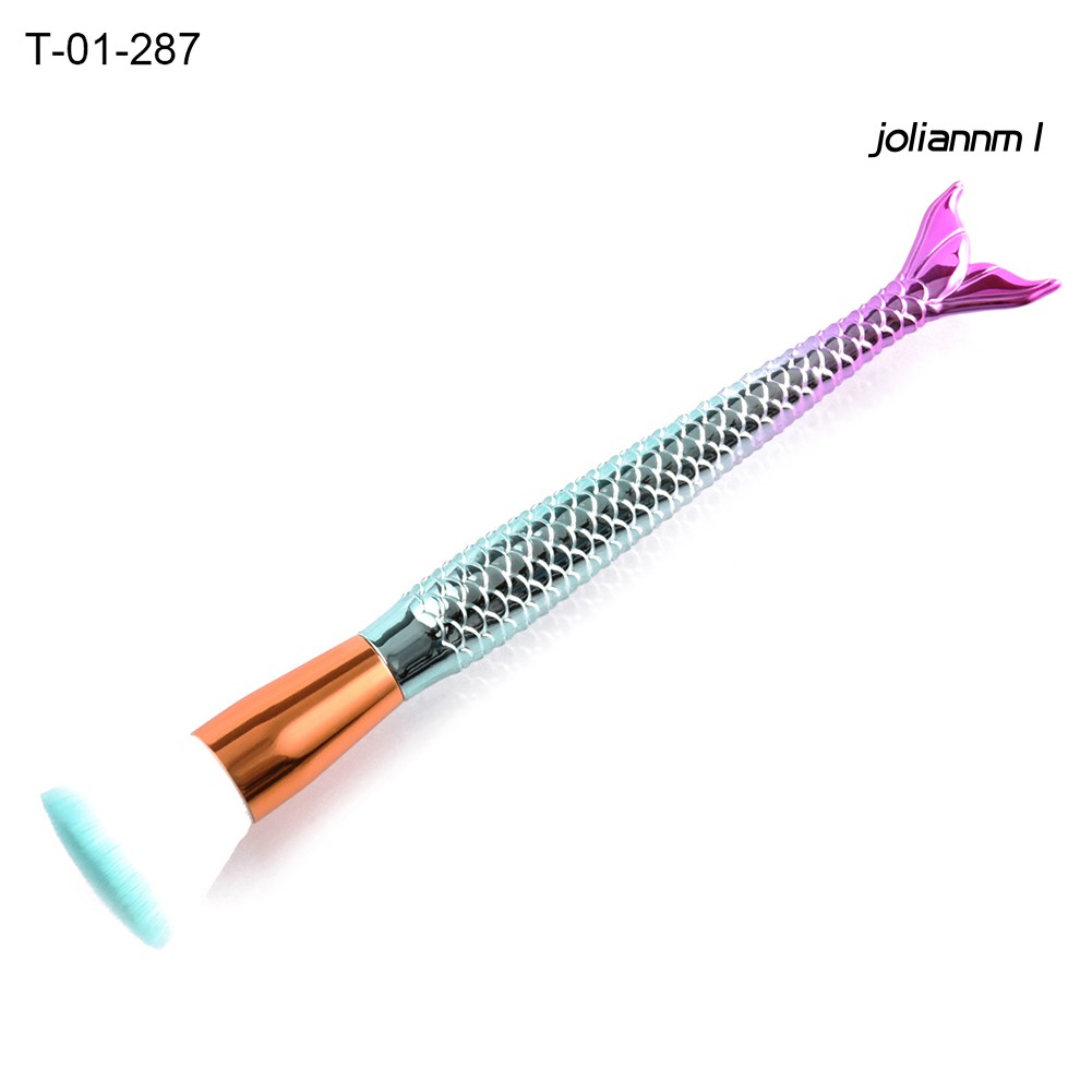 Set cọ trang điểm nền/ má hồng phong cách nàng tiên cá độc đáo