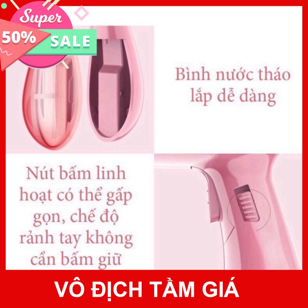 BÀN LÀ HƠI NƯỚC CẦM TAY SOKANY 3060  CÔNG SUẤT 1500W, BÀN ỦI HƠI NƯỚC SONAKY MẪU MỚI 2020 babacshop01