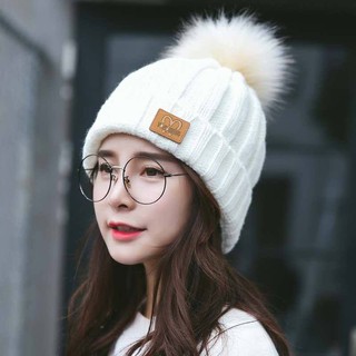 Mũ Len Người Lớn 1 Quả Bông