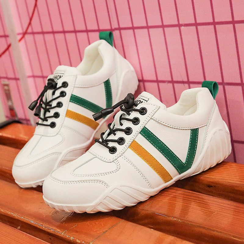 Giày Lười Bằng Da Đế Bằng Thiết Kế Thể Thao Trẻ Trung Năng Động | BigBuy360 - bigbuy360.vn