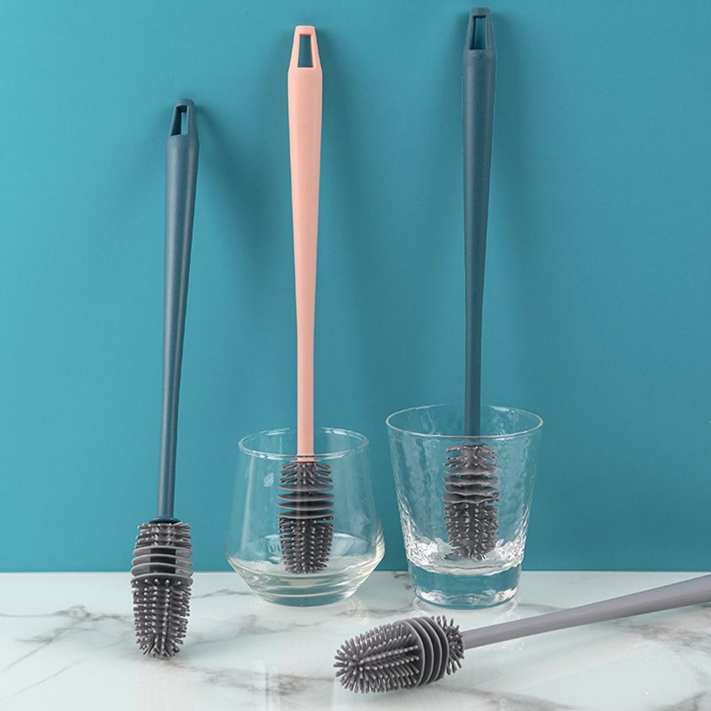 Cọ Rửa Chai Lọ Bằng Silicone Xoay 360 Độ Tiện Dụng