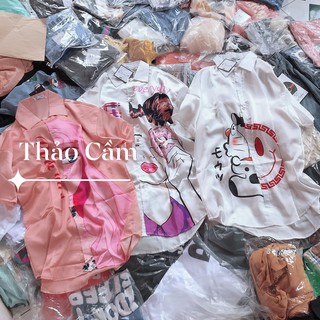 Váy sơ mi lụa