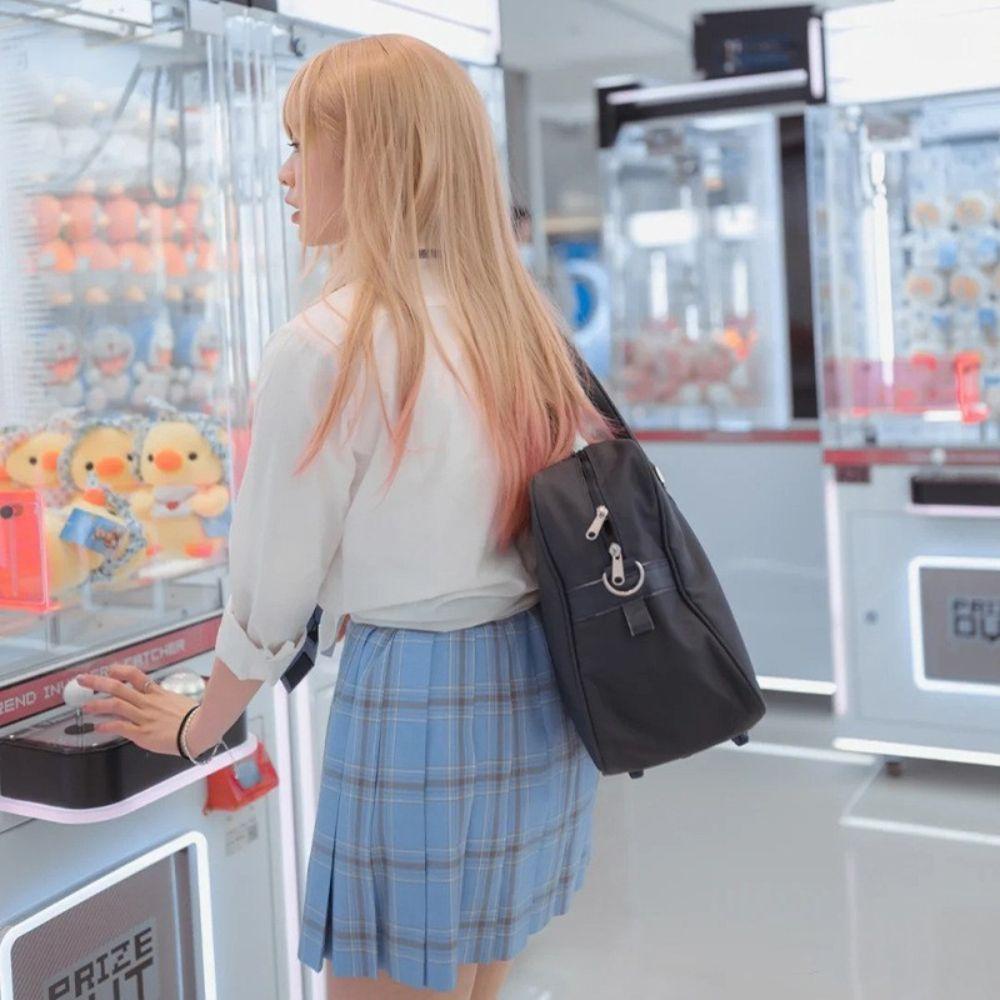 AROMA Tóc Giả Cosplay Marin Kitagawa Màu Vàng Hồng Đáng Yêu