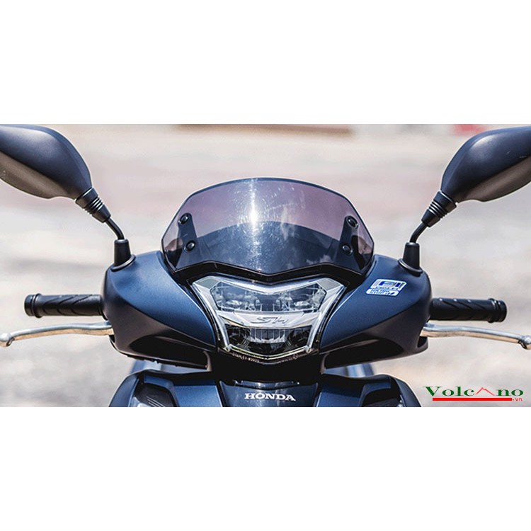 Kính chắn gió xe Honda SH 2017-2019 cao cấp chính hãng ZHIPAT Tặng Kèm đèn led gắp cốp trị giá 50k