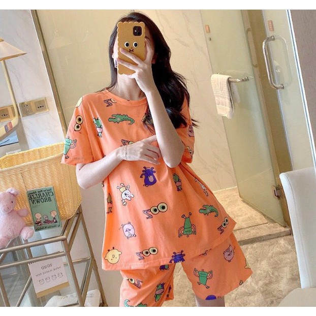 [Mã WA1606 giảm 15% đơn 99k] PVN13245 Bộ đồ ngủ nữ zoo mùa hè T2 SW | BigBuy360 - bigbuy360.vn