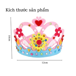 Vương miện 3D thủ công Melicaco cho bé