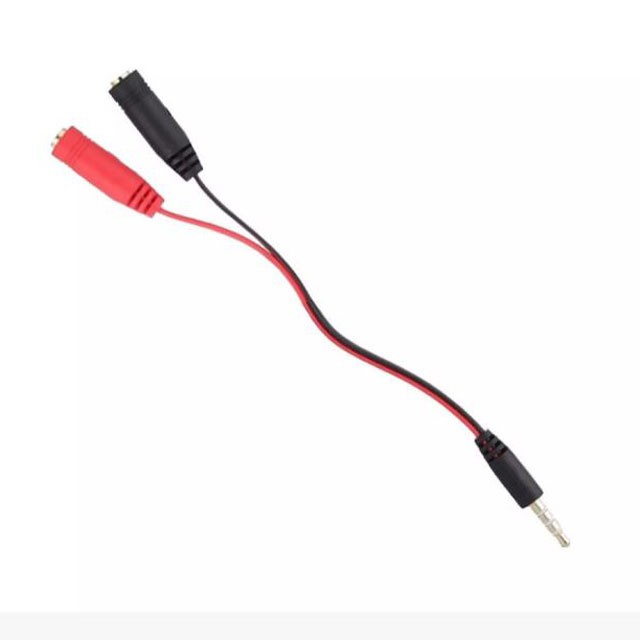 Jack OTG4 Chia (Gộp)  Cổng 2 cổng audio và mic thành 1 cổng 3.5 mm, giắc, dắc cáp âm thanh cho điện thoại, laptop