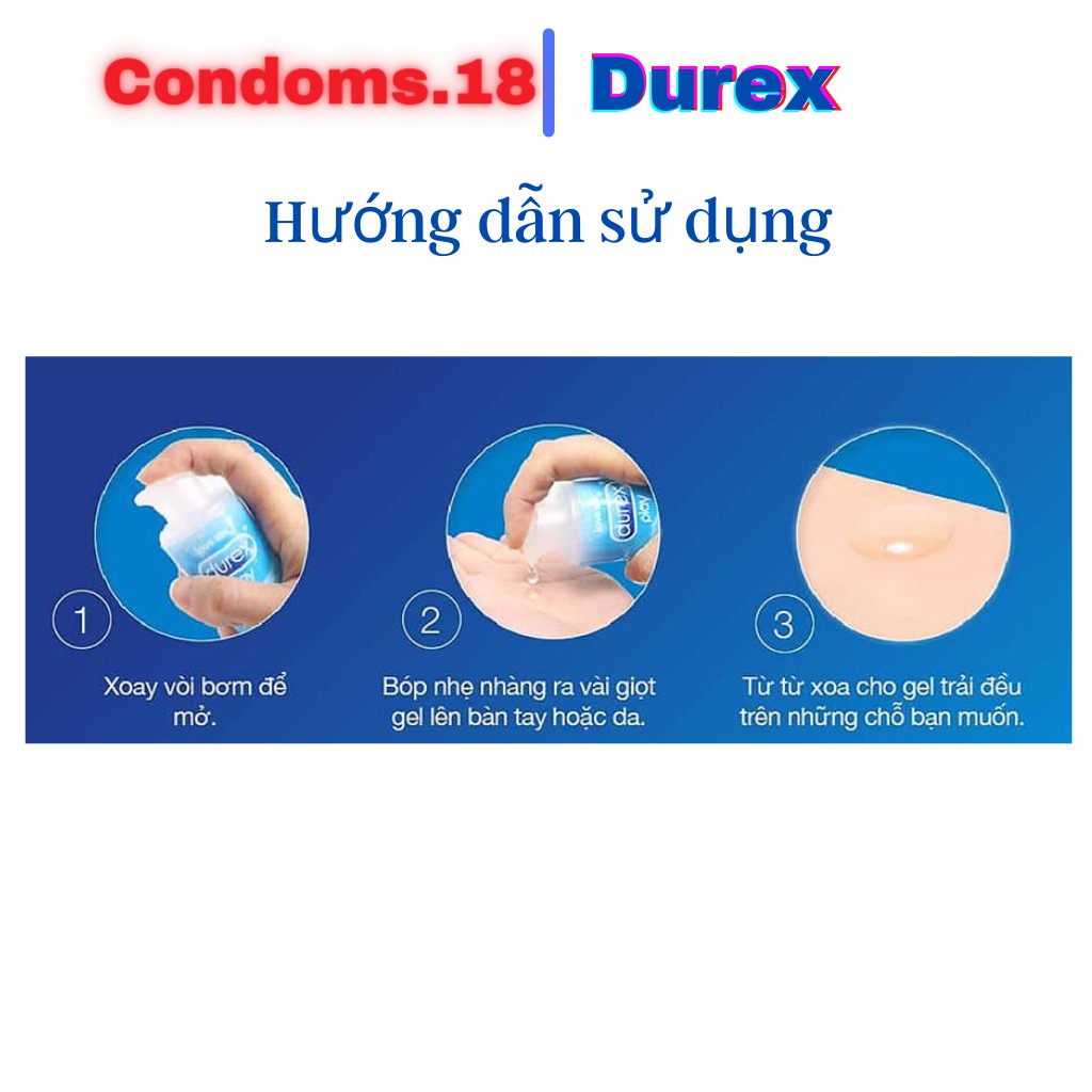 Gel bôi trơn Durex Ky - Tăng cường bôi trơn.