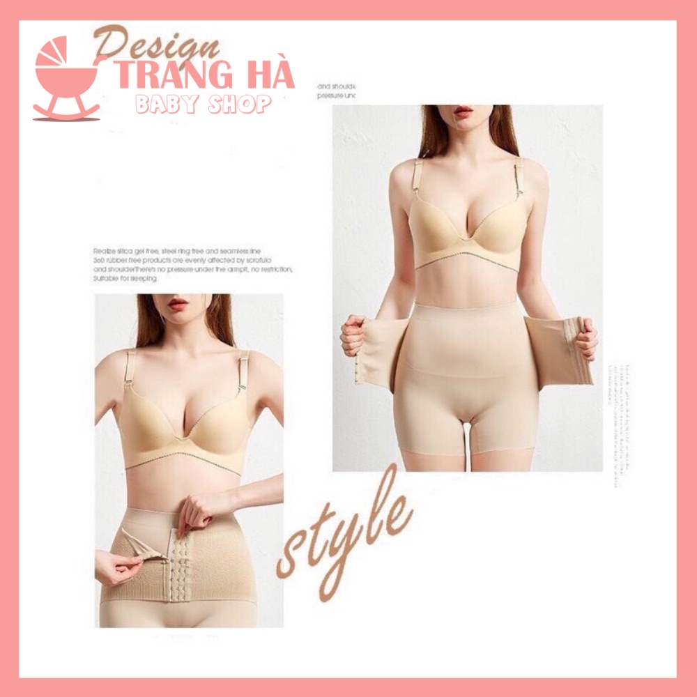 HOTQuần Gen Định Hình Nịt Bụng Giảm Mỡ Sau Sinh Không Cộm, Không Lộ Chất Liệu Su Đúc Nguyên Khối