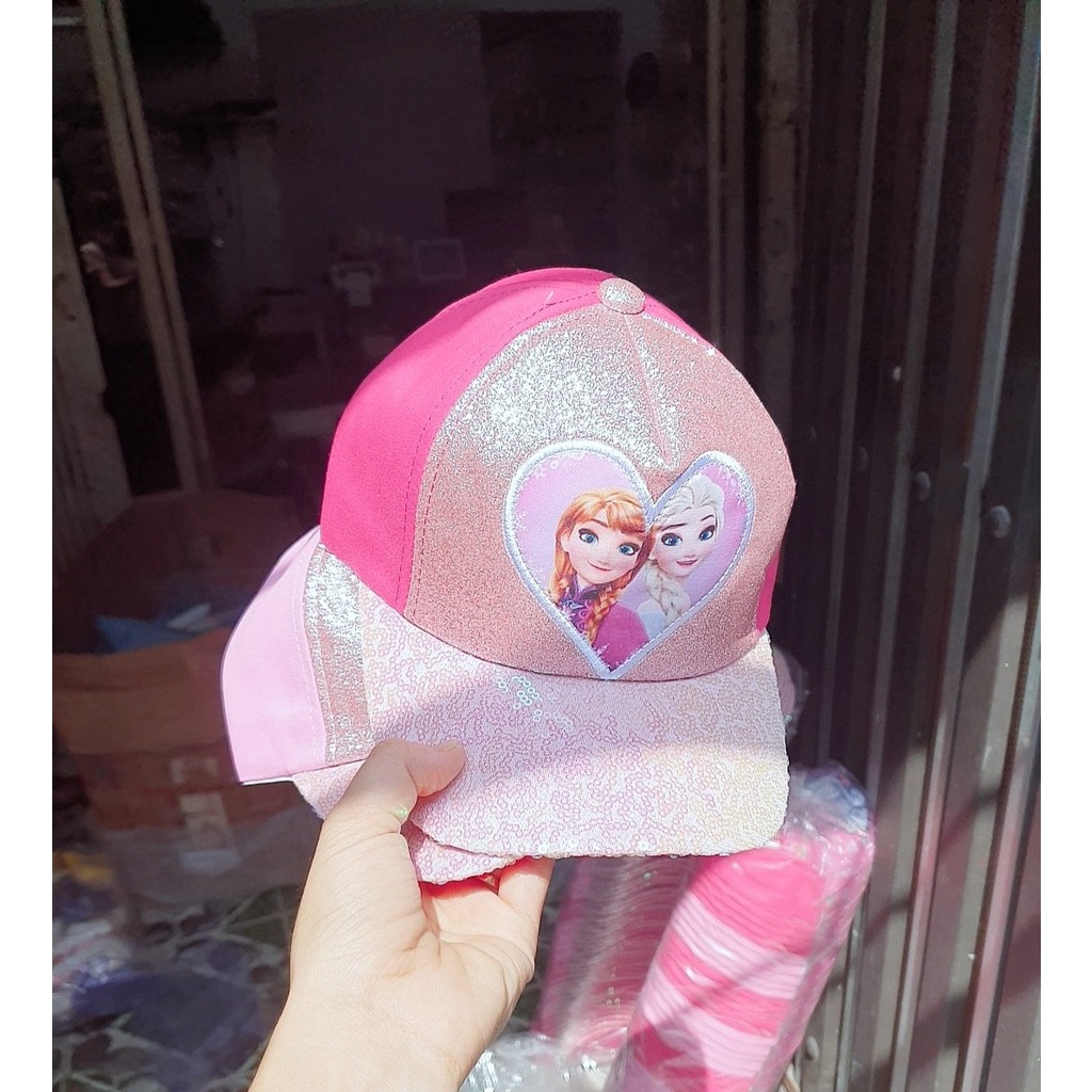 Mũ nón hoạt hình Elsa Frozen cho bé 3-10 tuổi