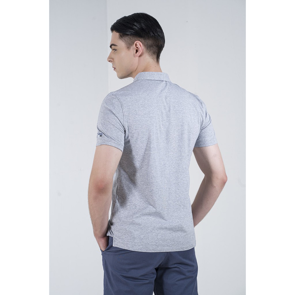 Áo polo nam cổ bẻ Biman by Biluxury cao cấp co giãn 4 chiều chuẩn form bodyfit lịch lãm 5APCB001GHS