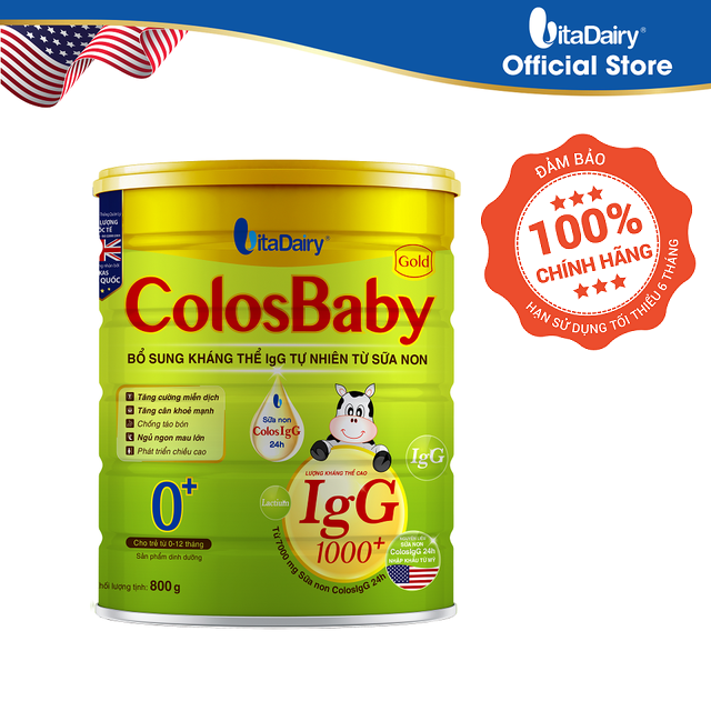 Sữa bột COLOSBABY GOLD 0+ 800G - S