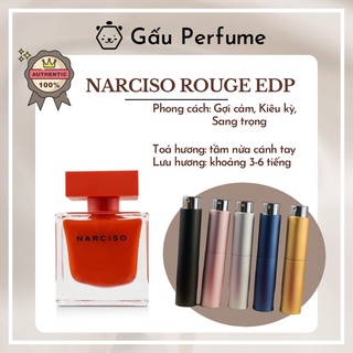 Nước hoa chiết/Mẫu thử Narciso Rouge EDP (Nar đỏ) 10ML chính hãng