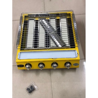 Bếp gas nướng 4 trụ cao cấp