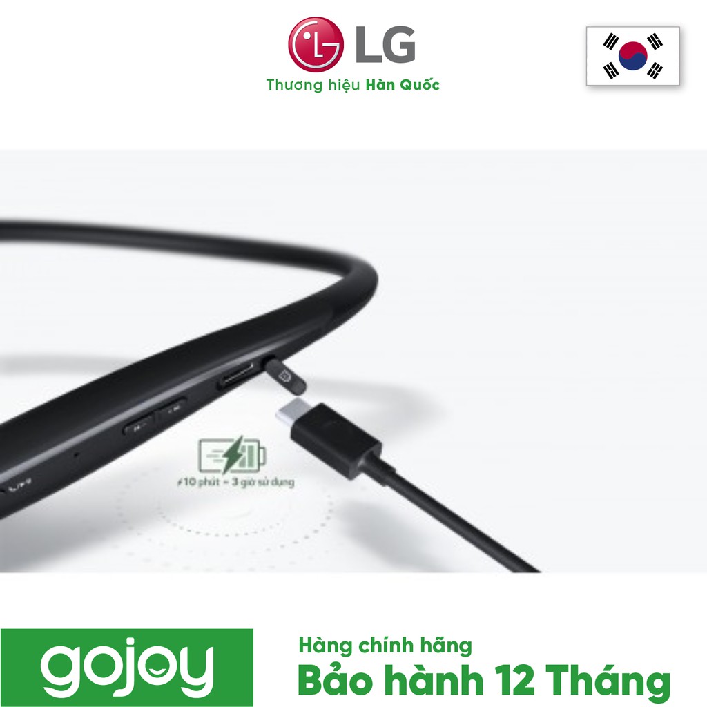 Tai nghe BlueTooth LG HSB-SL6S Màu Đen- Bảo hành chính hãng 12 tháng