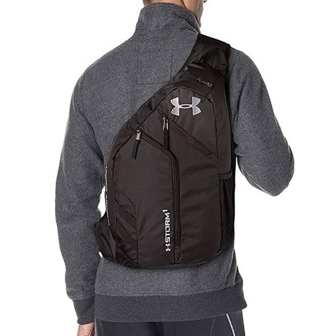 Balo Túi đeo chéo laptop Under Armour Compel Sling 2.0 ⚡️ [ HÀNG XUẤT DƯ ]  -  quai đeo chắc chắn nhiều ngăn tiện lợi