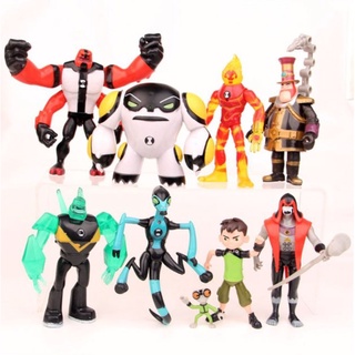 Mô Hình 09 Nhân Vật Siêu Biến Ben 10