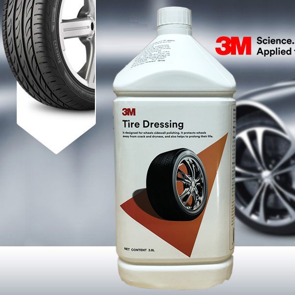 Bảo Dưỡng Khoang Máy Lốp Vỏ Xe Ô Tô 3M Tire Dressing 3.8L