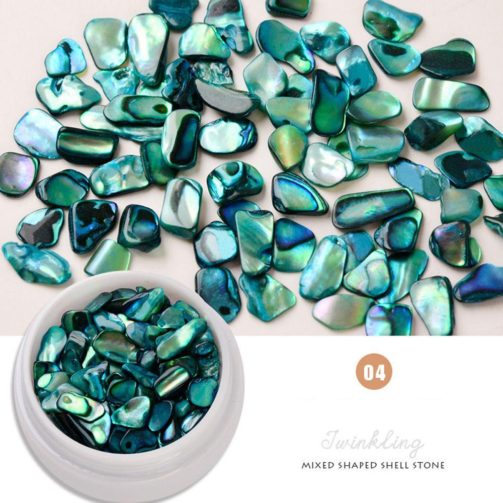 Miếng Dán Trang Trí Móng Tay Hình Vỏ Sò Tự Nhiên Độc Đáo