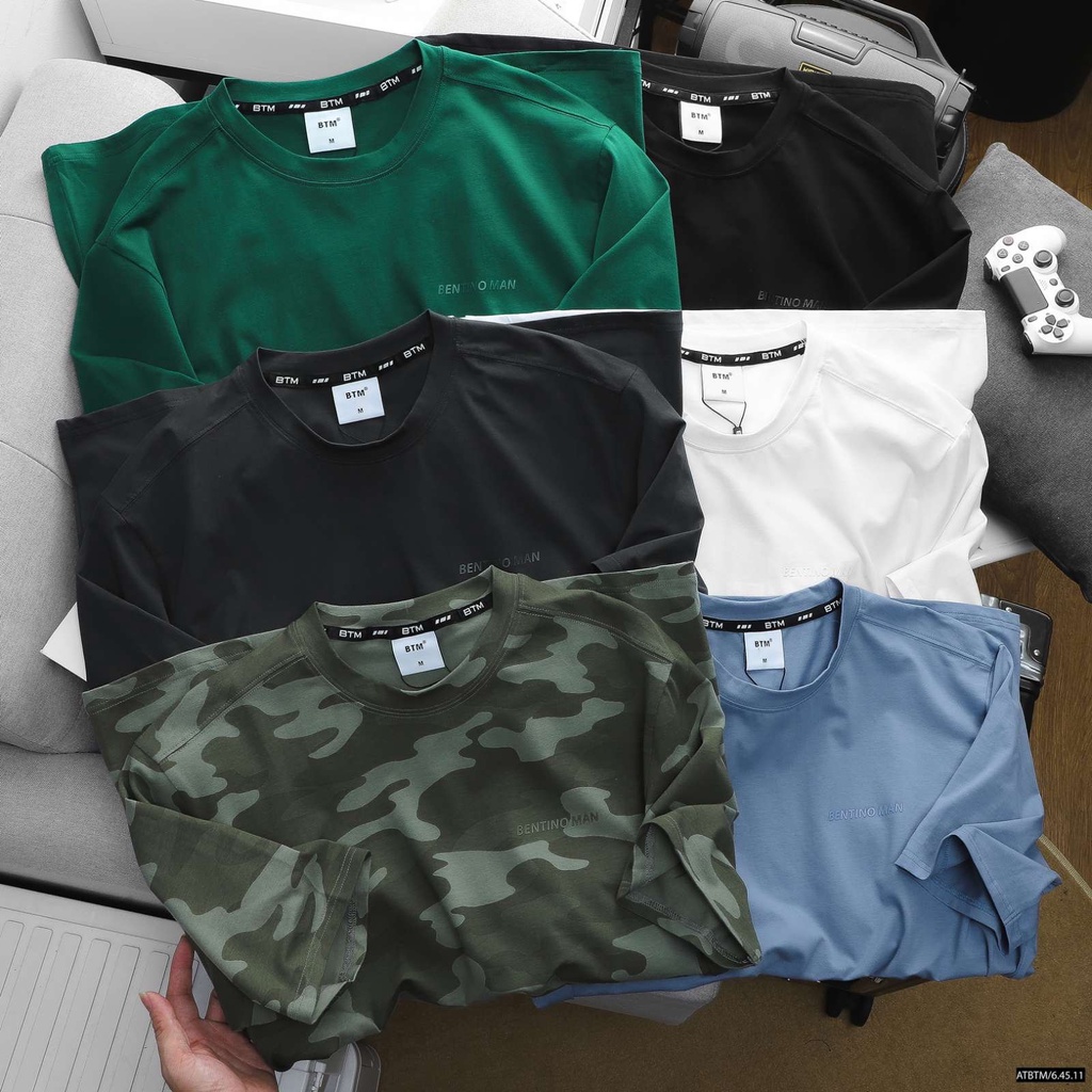 [6 MÀU]Áo thun thời trang tay lở, form to trendy, chất vải cotton 4 chiều siêu mịn mát 9829