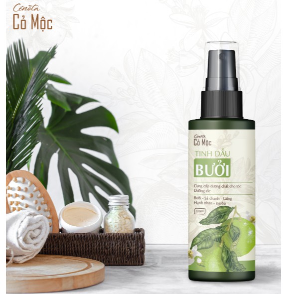 [Mã FMCGMALL giảm 8% đơn từ 250K] Xịt Tóc Tinh Dầu Bưởi Cenota Cỏ Mộc Nuôi Dưỡng Tóc Dày, Khỏe, Bóng Mượt 100ml