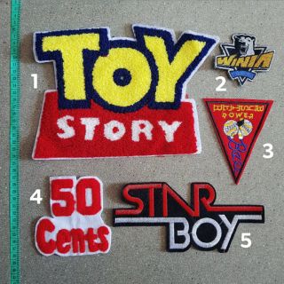 [Mua 4 tặng 1] Sticker lô gô , patches ủi , miếng thêu dán vào quần jean , áo khoác