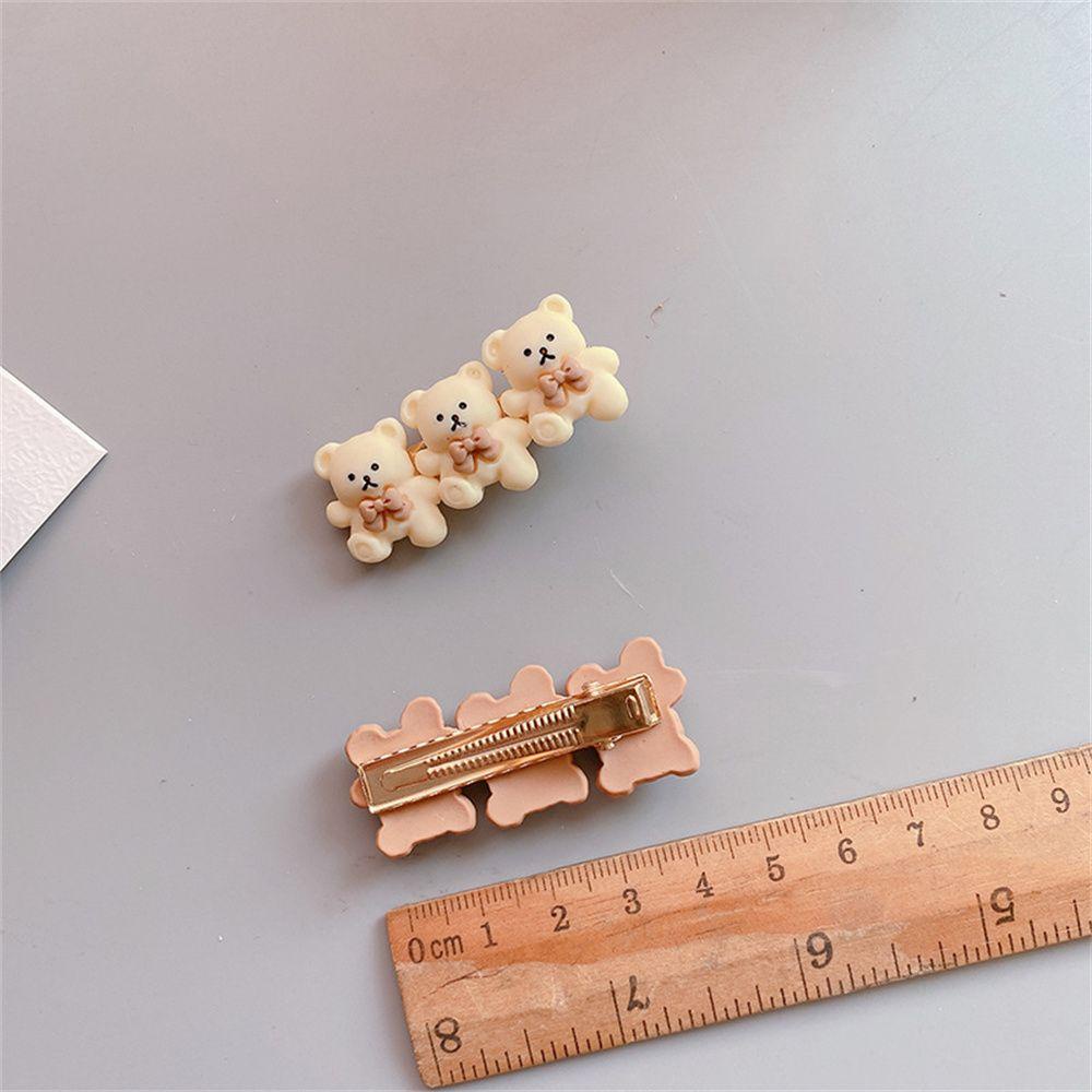 Shanlin Set 2 Kẹp Tóc Hình Trái Tim / Ngôi Sao / Gấu Xinh Xắn Cho Bé Gái