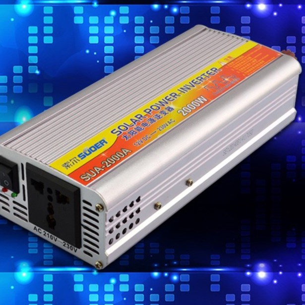Bộ đổi điện 2000W 12V Sang 220V . SUOER SUA - 2000A