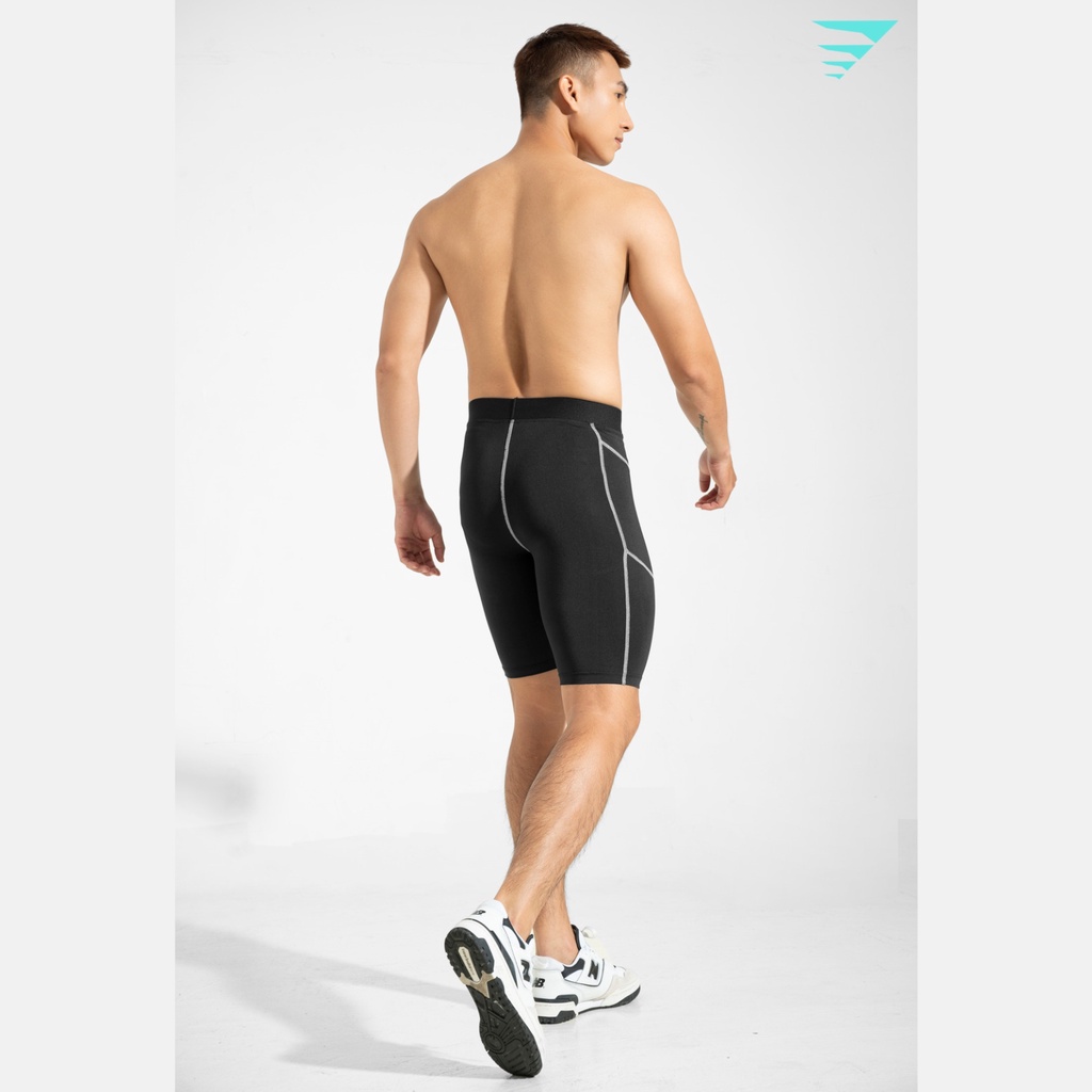 Quần legging đùi thể thao nam Fitme Combat form ôm body hỗ trợ giữ nhiệt bó cơ trong tập gym đá bóng yoga QNGN