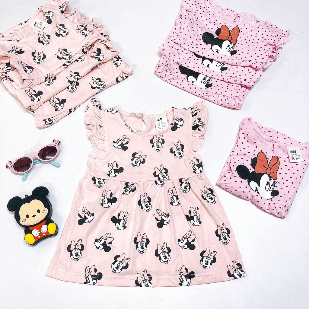 Sét 2 váy H.M hồng minnie