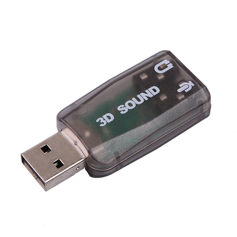 Thẻ âm thanh USB 2.0 5.1 3D tiện lợi