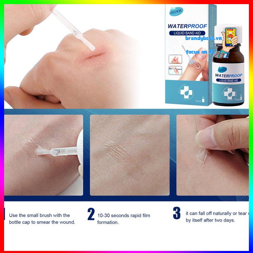 Keo dán dạng lỏng cải thiện vết thương đa năng hiệu quả 10ml