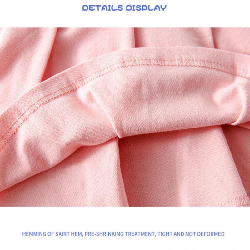 Đầm Thể Thao Polo Tay Ngắn Năng Động Thời Trang Cho Bé Gái