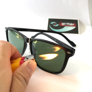 Kính mắt thuỷ tinh phom vuông - mắt kính nam