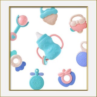 Set đồ chơi 8 món cho trẻ sơ sinh đến 2 tuổi ssocnho.2711