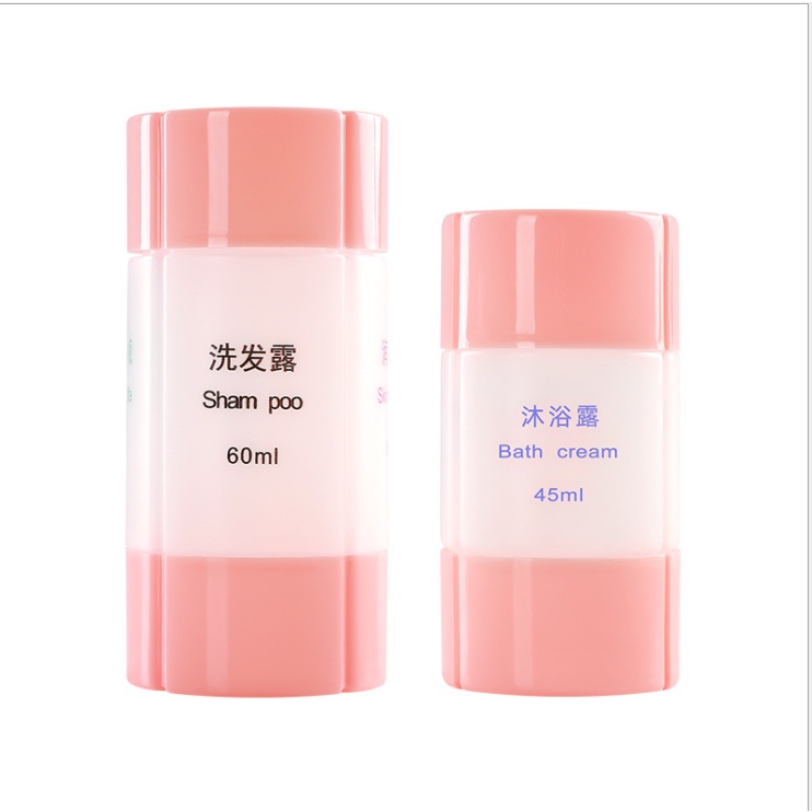 Bình chiết sữa tắm/dầu gội 4 trong 1 có thể chiết đầy lại dễ mang theo khi đi du lịch