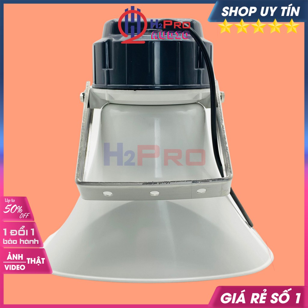 Loa Nén 50W, Loa Phóng Thanh PEAK-35 Cao Cấp Chính Hãng, Vành Nhựa Chữ Nhật 30x21Cm-Chịu Nước-Tặng 1 Côn 50k-H2Pro Audio