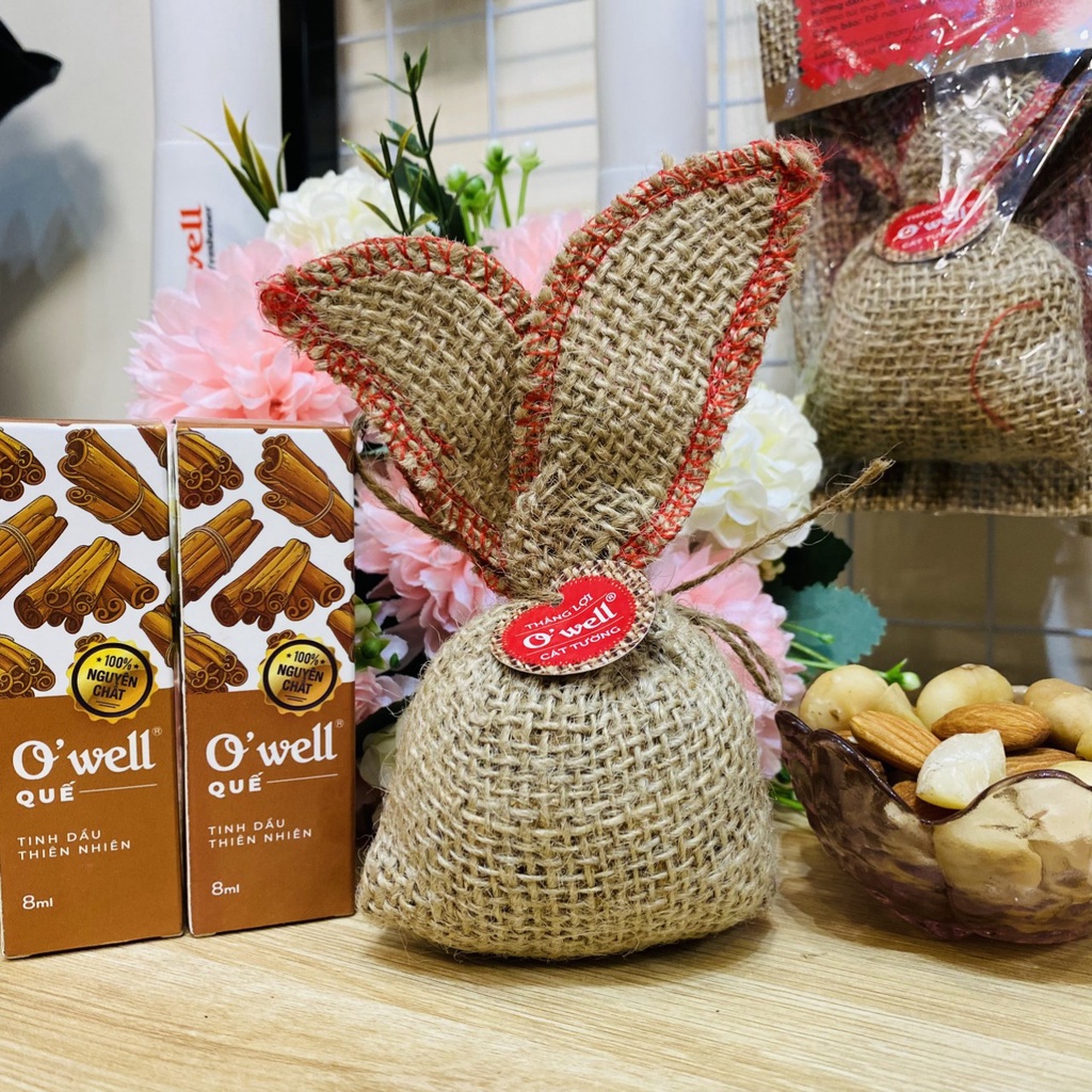 Túi thơm O'WELL treo tủ quần áo, túi thơm phòng, túi thơm treo ô tô thiên nhiên nhiều mùi hương khử mùi giảm stress
