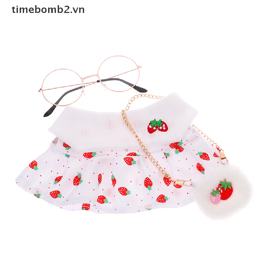 1 Túi Đựng Mắt Kính / Đầm Búp Bê Nhồi Bông Hình Vịt 30cm