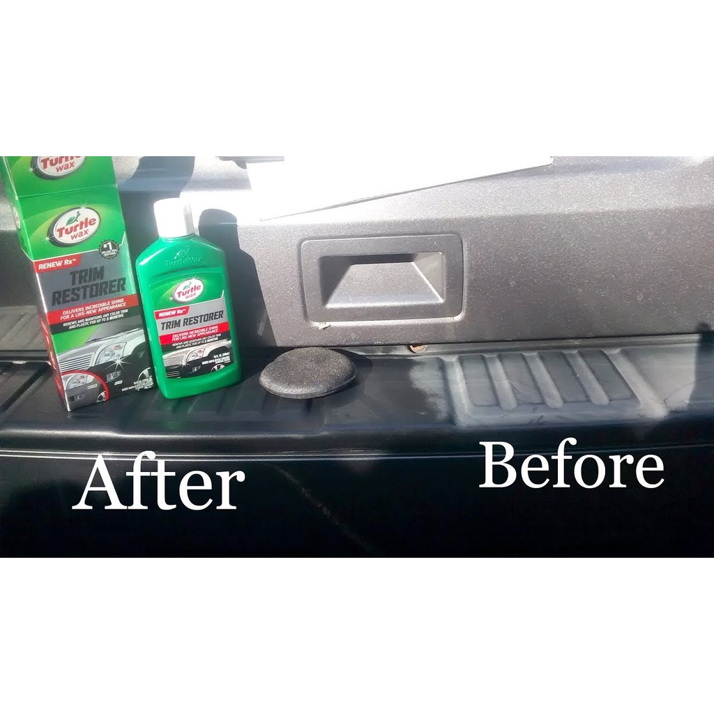 Phục hồi làm đen nhựa Turtle Wax Trim Restorer ( Tặng Mút )