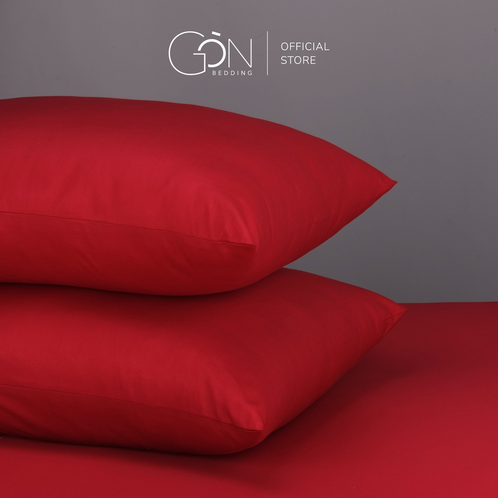 [Nhiều màu] Cặp Vỏ Gối Nằm Gòn Bedding Cotton Satin Hàn Quốc Màu Trơn 50x70 cm | BigBuy360 - bigbuy360.vn