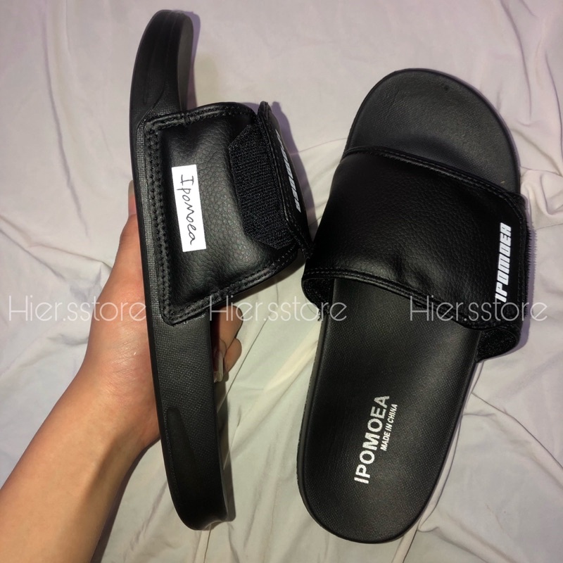 Dép sandal IPOMOEA đế cứng quai dán_CÓ ẢNH THẬT