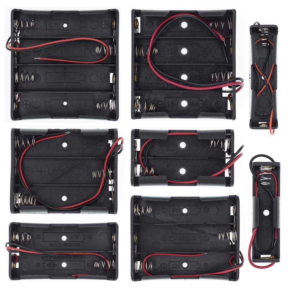 Hộp Nhựa Đựng Pin Aa/18650 3.7v/1.5v