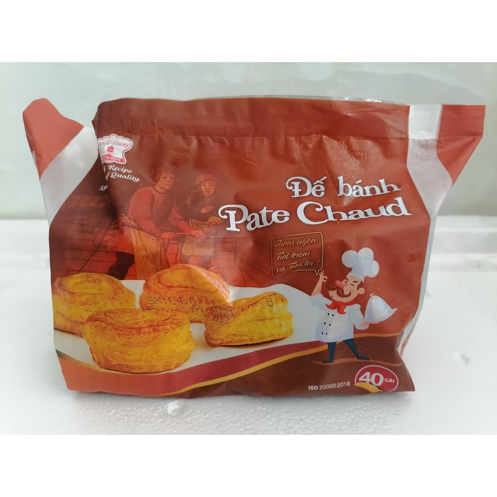[40 cái] Đế bánh Pate Chaud (Pateso) [VN] NHẤT HƯƠNG (nw5)