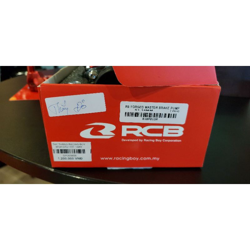 Cùm tay thắng RCB 14mm,17mm kèm bình dầu chính hãng  - Home Motorcycle Workshop