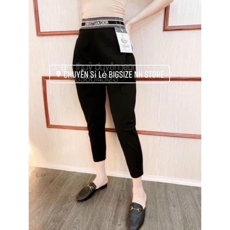 quần baggy umi cạp cao đi ô