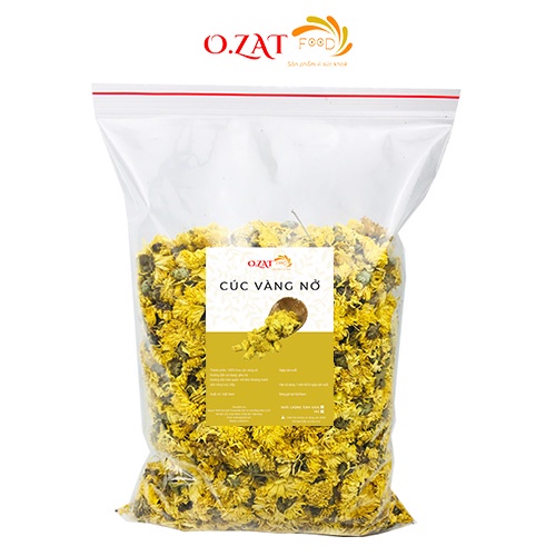 [BÁN SỈ] Hoa cúc vàng nở (trà hoa cúc vàng) O.ZAT Food hàng đẹp loại 1 500g - 1kg giúp ngủ ngon tăng cường sức khoẻ