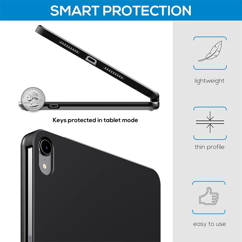 Ốp Máy Tính Bảng Có Bàn Phím Bluetooth Không Dây Cho iPad mini 6 6th generation gen 8.3 inches 2021