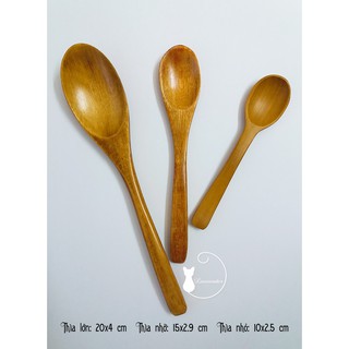 Thìa gỗ ăn cơm cho trẻ em