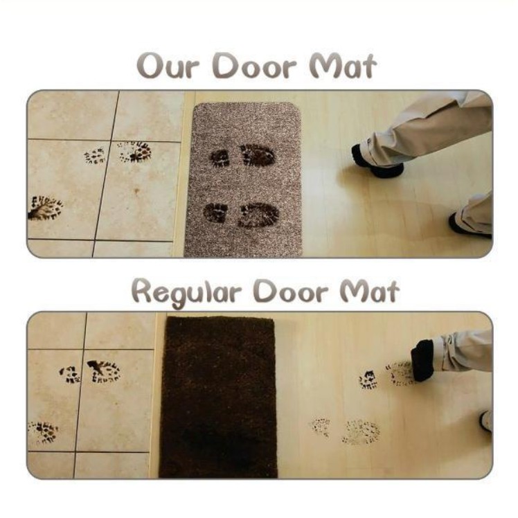 Thảm Cửa Siêu Thấm chất liệu mịn Clean Step Door Mat 2019 - Home and Garden